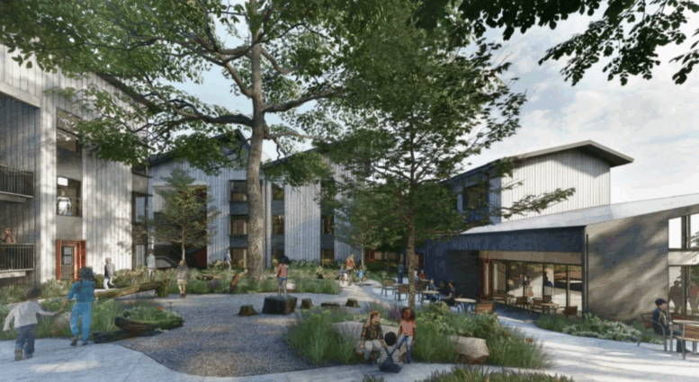 175 West Verano Avenue Summer Oaks Affordable Rendering, image by Mithun