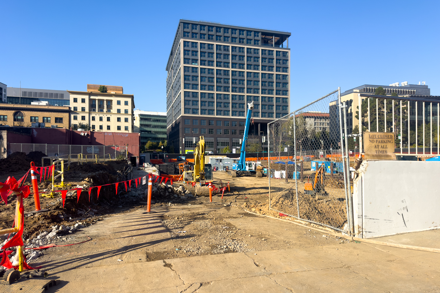 2140 University Avenue construction progress, image by author
