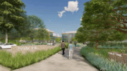 333 Ravenscourt Avenue Parkline Project Entry Rendering, image via ICE