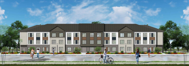 3550 North Freeway Boulevard building, illustration by Meeks Partners