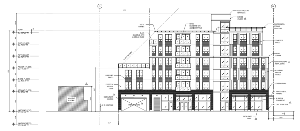 650 East Santa Clara Street Elevation, image by Fillon Solis