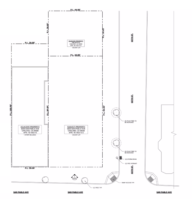6500 San Pablo Avenue Site Plan, Image by ICE Design