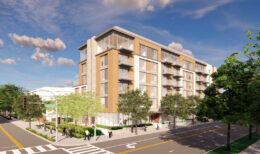 660 University Avenue establishing view, rendering by KSH Architects