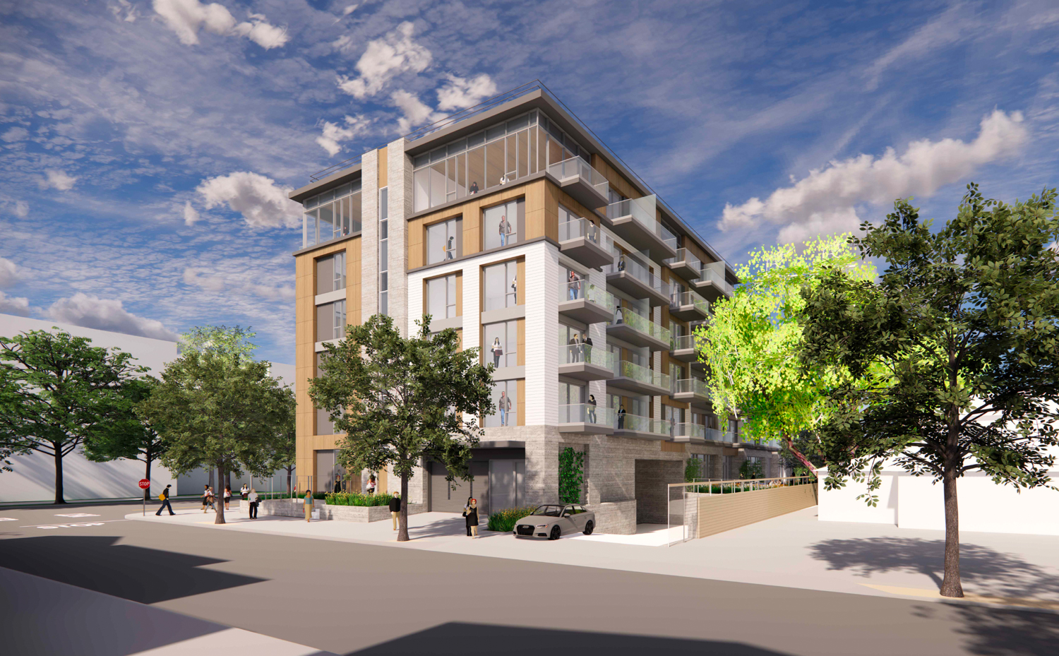 660 University Avenue seen from Byron Street, rendering by KSH Architects