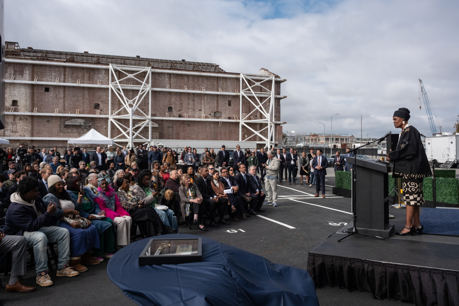 Sophie Maxwell Building ribbon cutting event, image by Henrik Kam