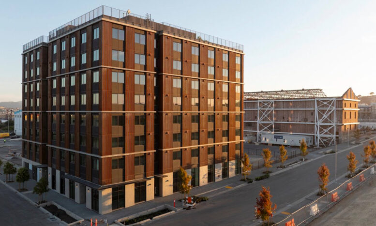 Sophie Maxwell Building with Station A visible in the background, image by Henrik Kam courtesy Dogpatch Power Station
