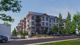 107 Town and Country Drive car entrance, rendering by LPAS Architecture & Design