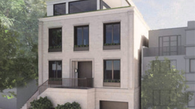 125 Maple Street, rendering by Sutro Architects