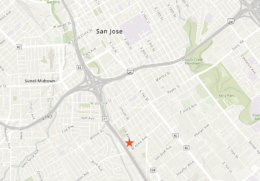 1325 Lick Avenue Site Location, image via ArcGIS Online