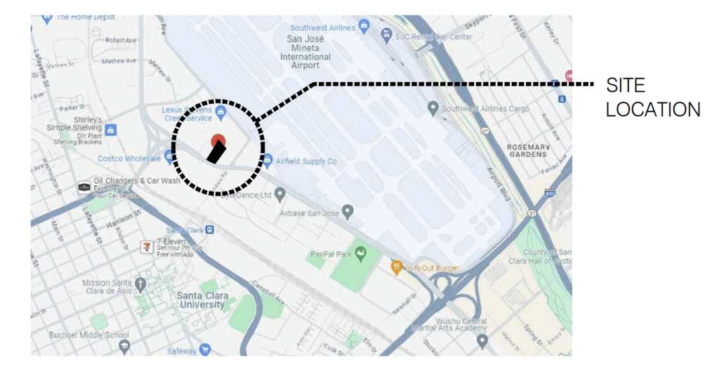 1400 Coleman Site Location, image via City Ventures