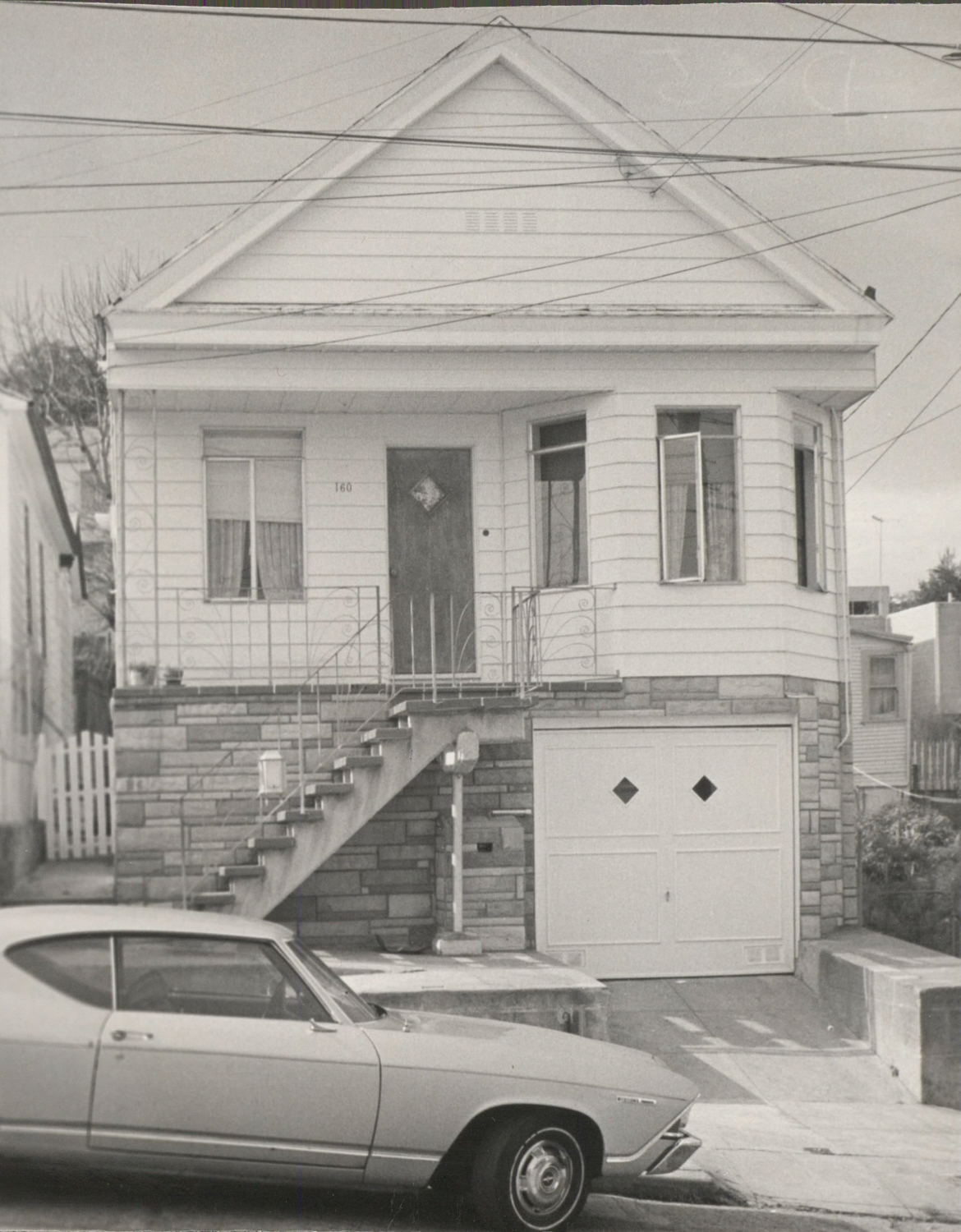 160 Chilton Avenue, image via San Francisco Planning Department circa 1973