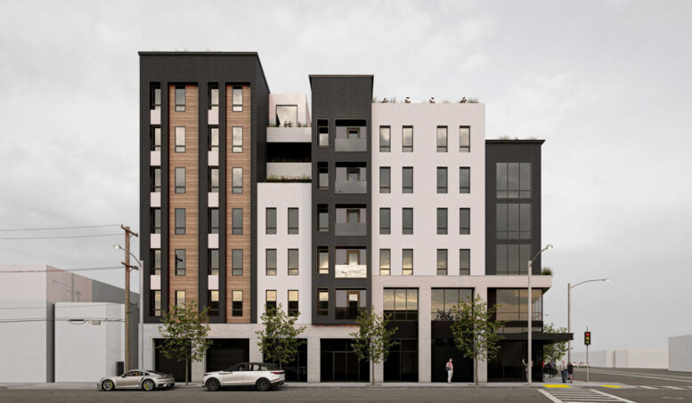 1601 Ocean Avenue along Capitol Avenue, rendering by S-AC Design Group