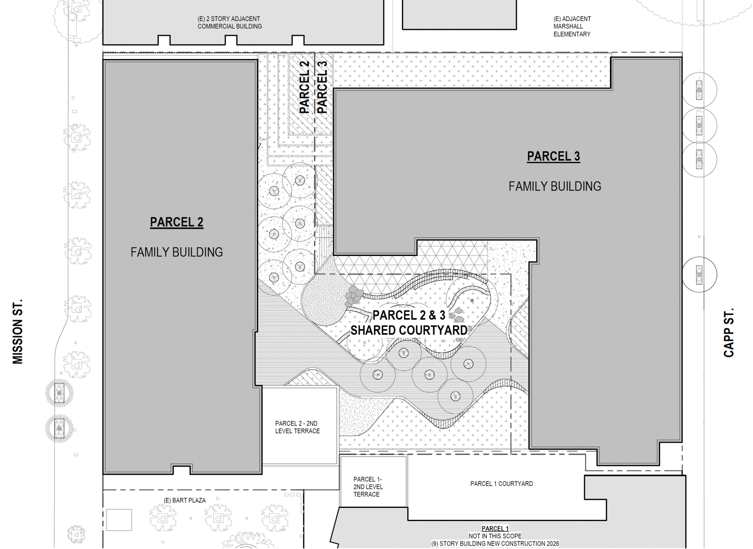 1979 Mission Street, site plan courtesy SF Planning