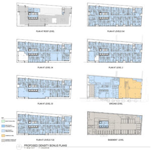 2190 Shattuck Avenue floor plans, illustration by SDT Architects