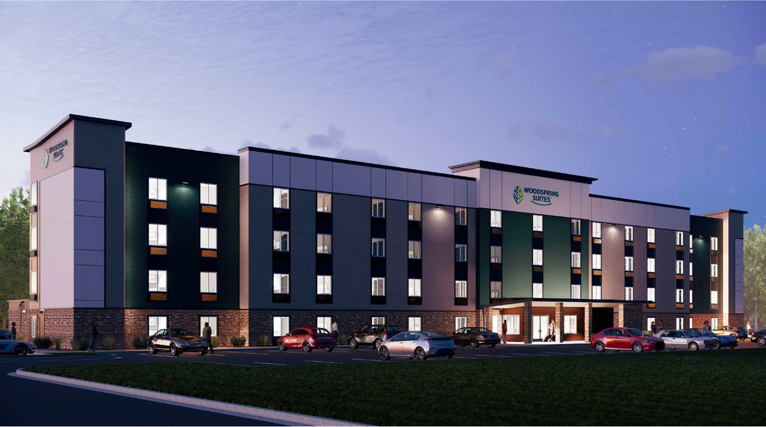 2270 Del Paso Road evening view, rendering by BRR Architects