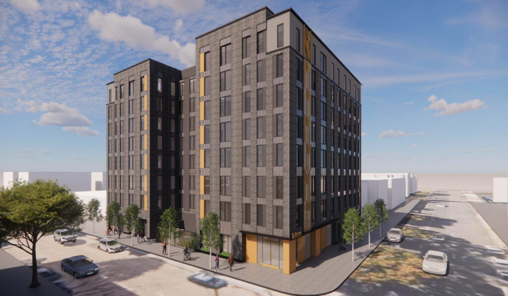 2298 Durant Avenue aerial view, rendering by Studio KDA