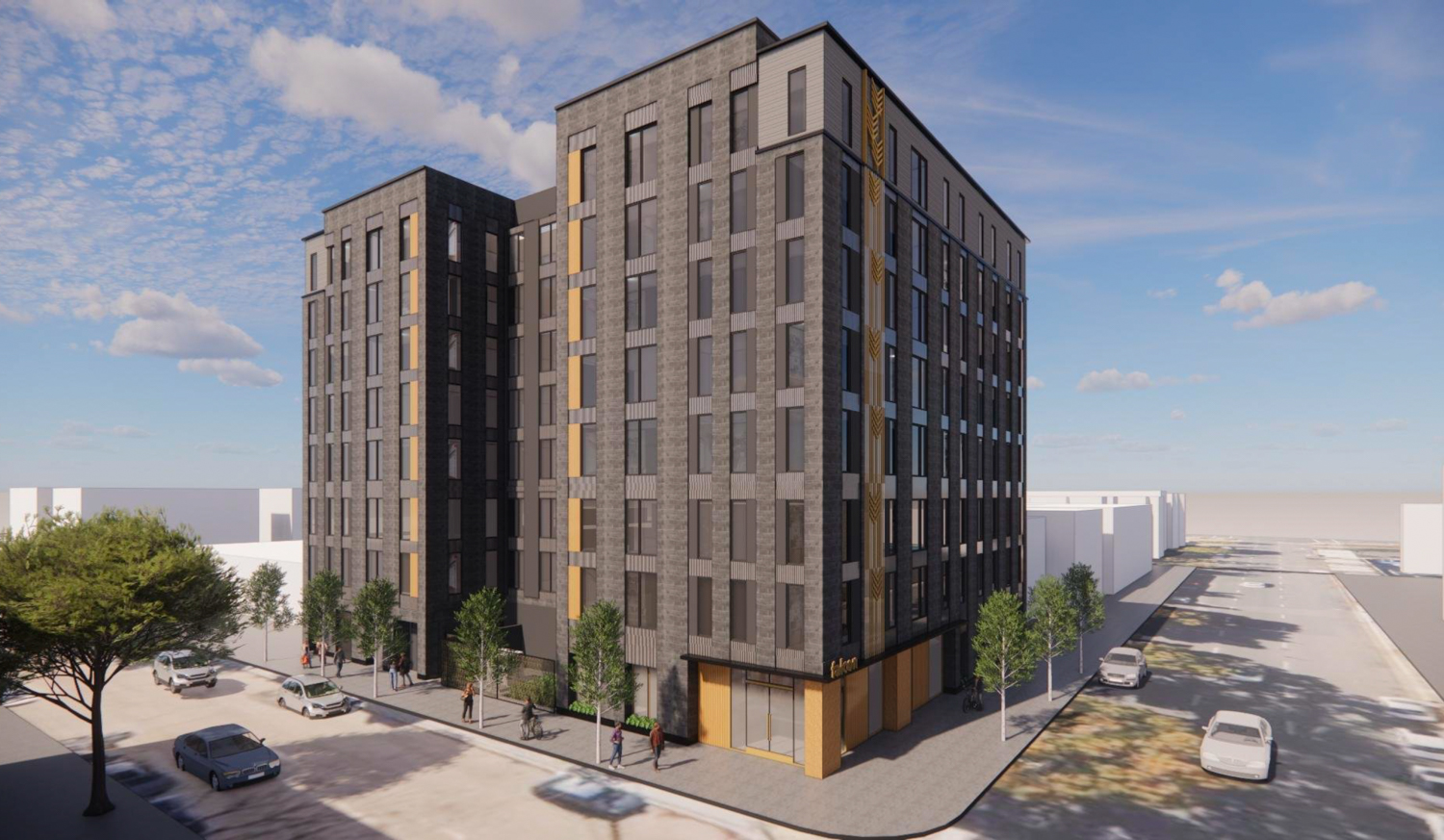 2298 Durant Avenue aerial view, rendering by Studio KDA