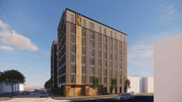 2298 Durant Avenue pedestrian view, rendering by Studio KDA