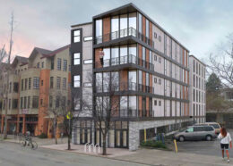 2614 Telegraph Avenue, rendering by Gunkel Architecture