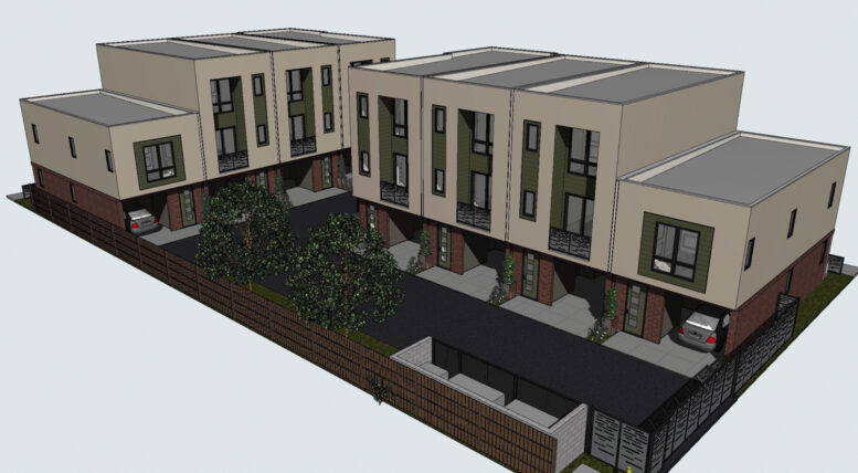 3654 1st Avenue aerial overview, rendering by Studio 81