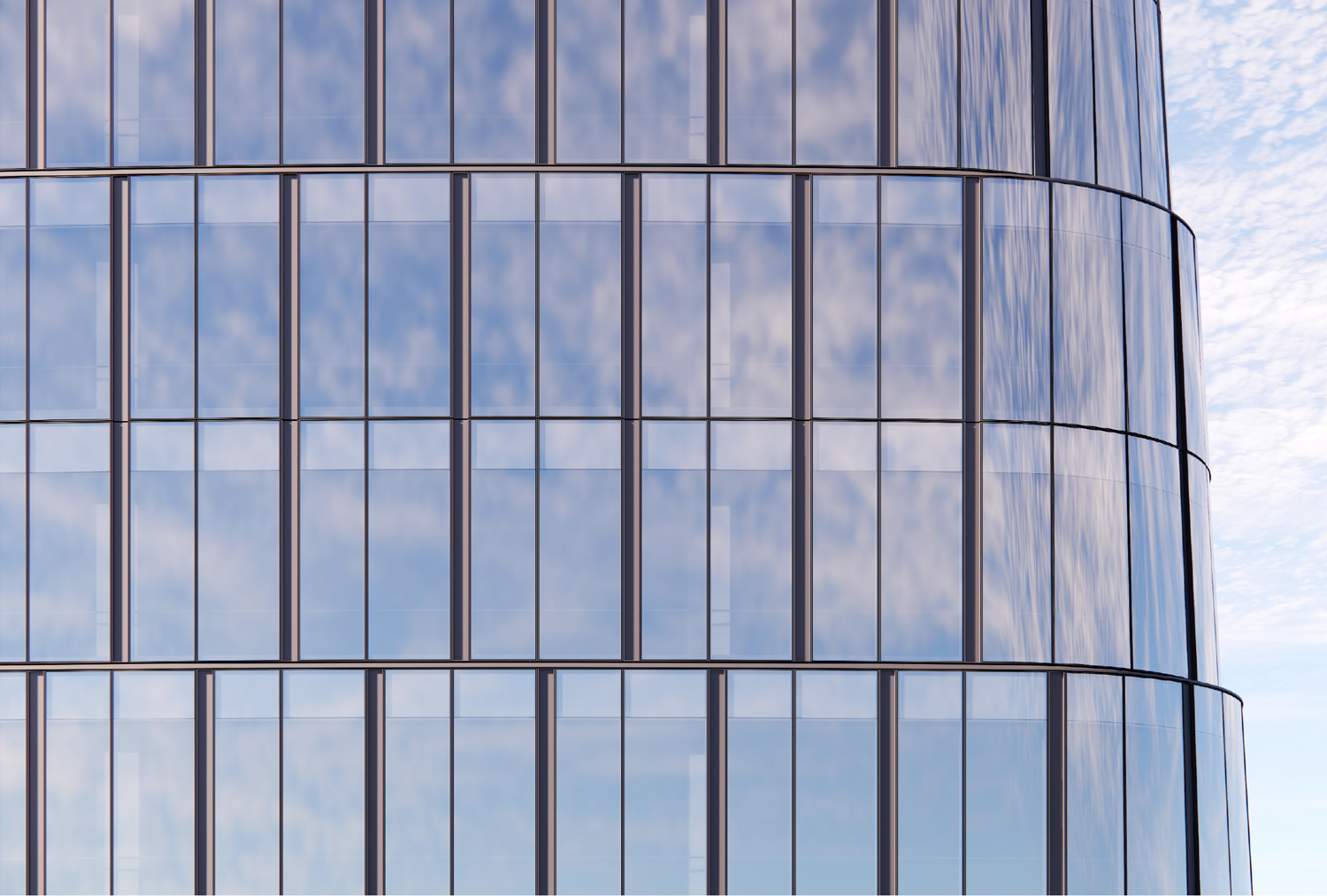 536 Mission Street office variant facade detail, rendering by SOM