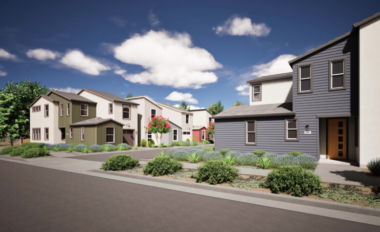 7615 Jacinto Road, rendering by Jeffrey DeMure + Associates