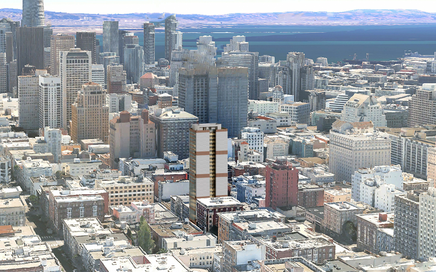 777 Sutter Street, rendering by FORMA