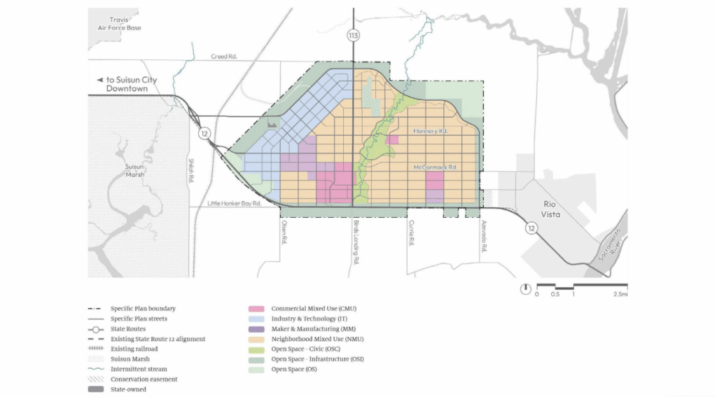 Suisun City Expansion Specific Plan, image via California Forever
