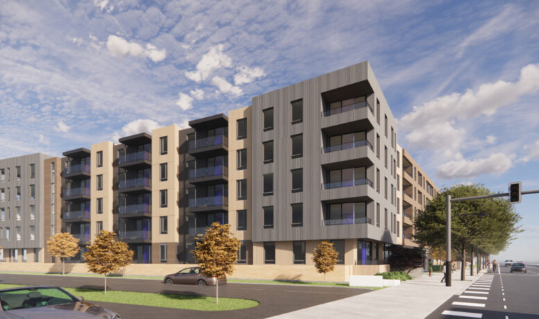 1207 North Capitol Avenue corner view, rendering by Form4 Architecture