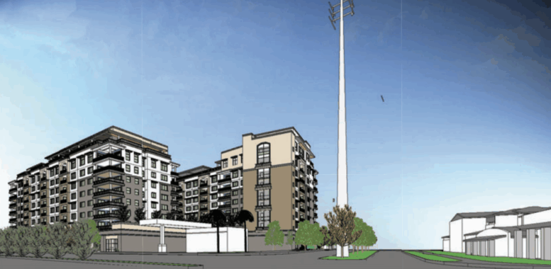 15300 Los Gatos Boulevard Rendering, image by Anderson Architects