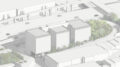 249 Pennsylvania Avenue massing aerial view, illustration by LMS Architects
