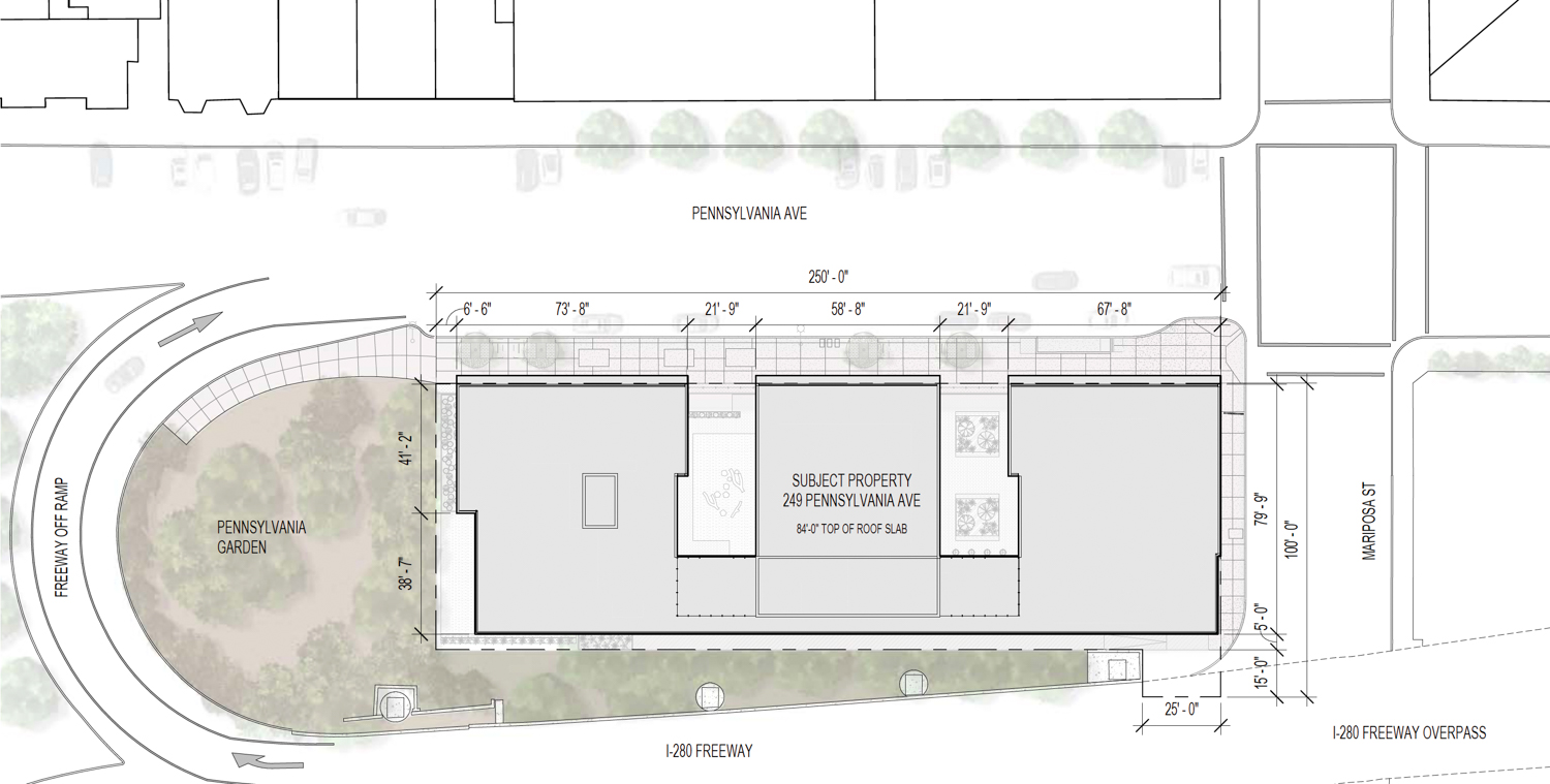 249 Pennsylvania Avenue site plan, illustration by LMS Architects