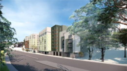 250 Laguna Honda Boulevard street view, rendering by LDP Architects