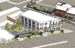 3500 Broadway aerial view, rendering by Vrilakas Groen Architects