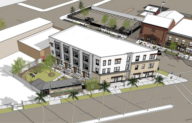 3500 Broadway aerial view, rendering by Vrilakas Groen Architects