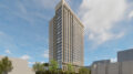360 5th Street establishing view, rendering by Handel Architects