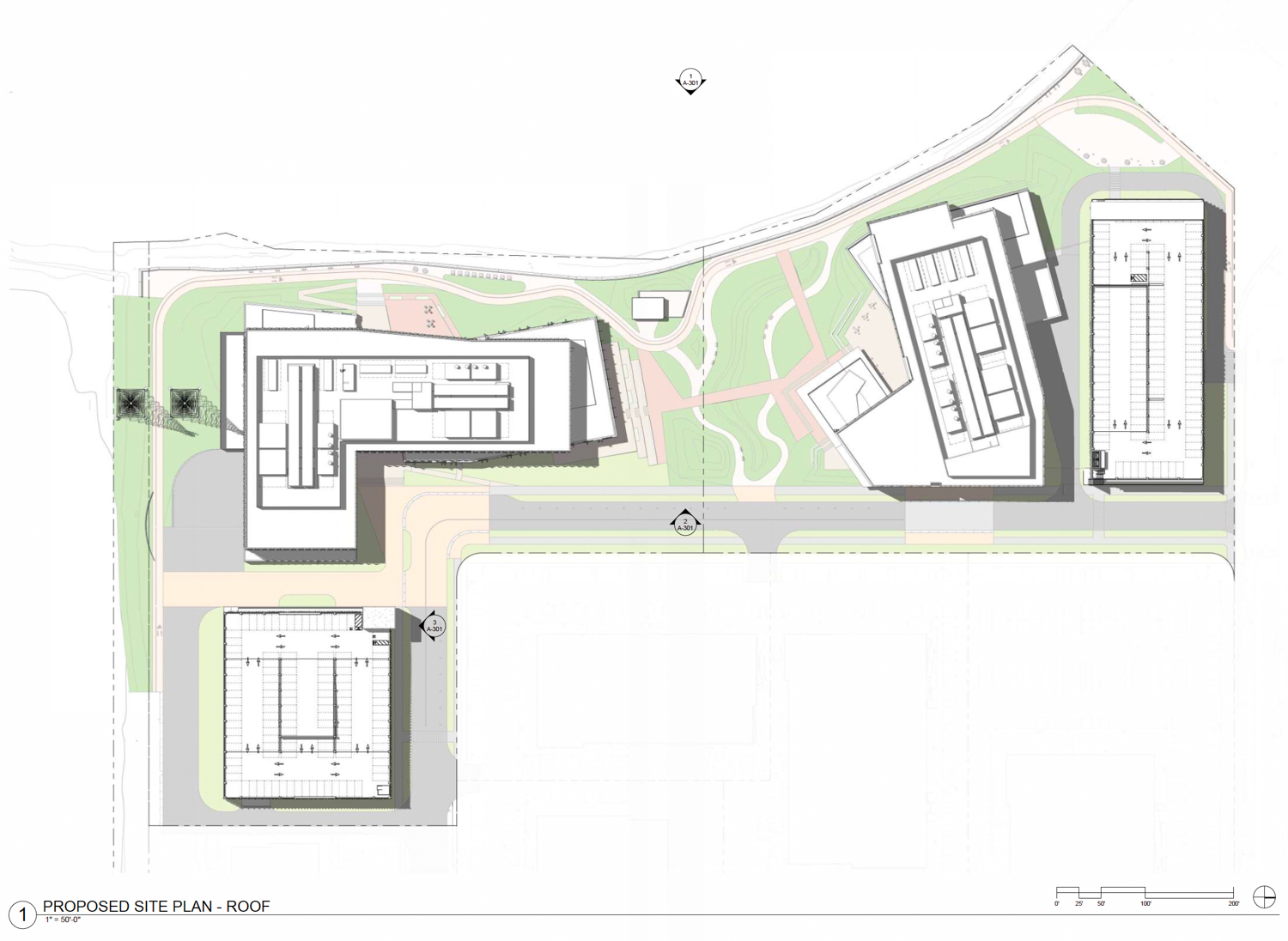 505 Penobscot Drive site map, illustration by WRNS Studio