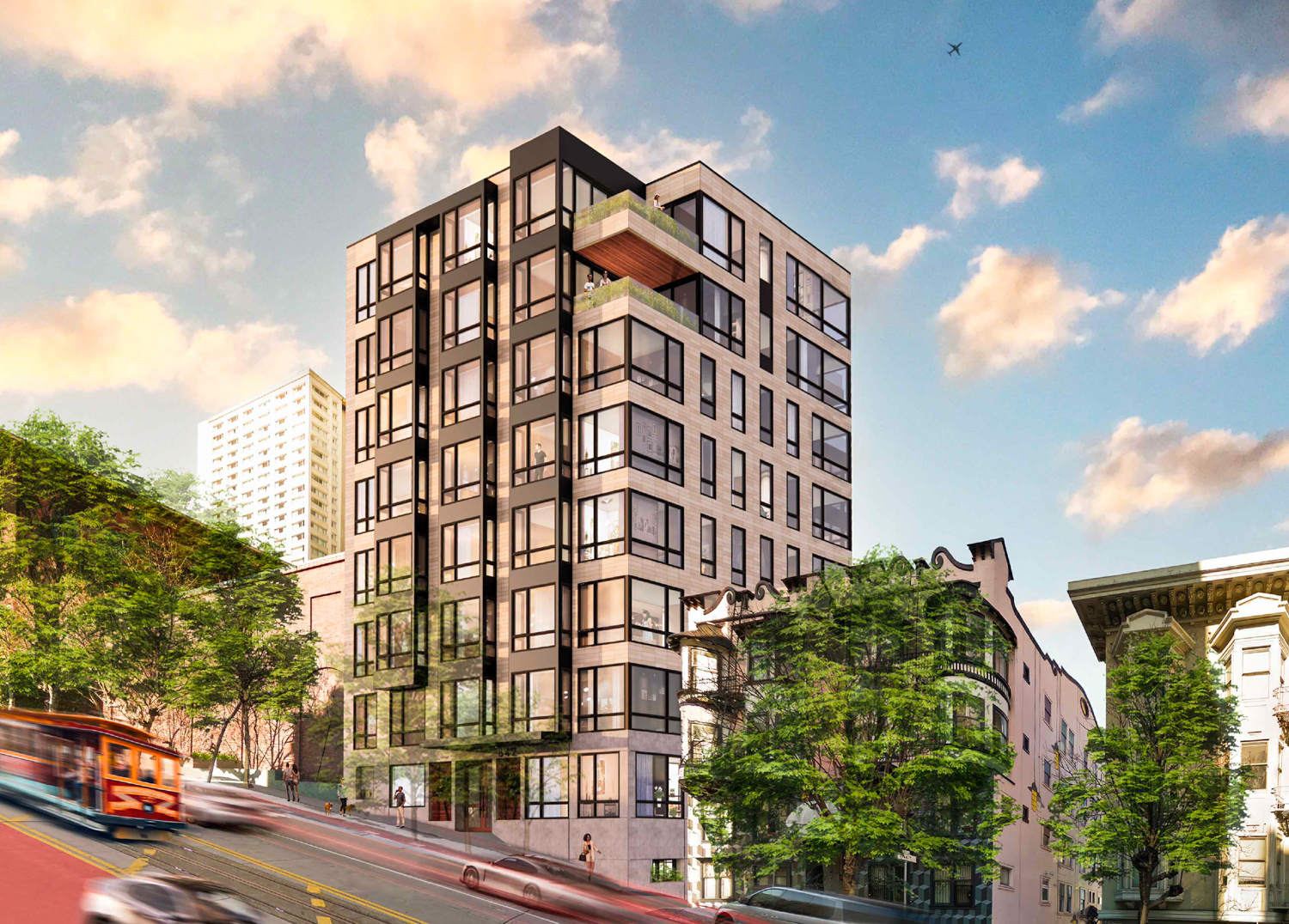 842 California Street, rendering by Cass Calder Smith