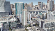 896 Folsom Street aerial overview, rendering by FORMA