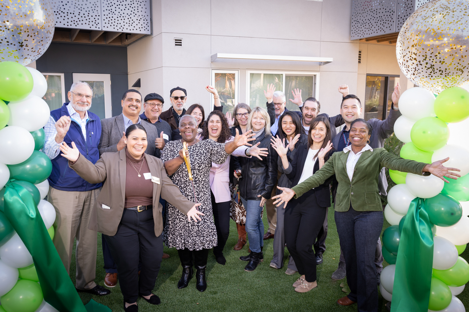 Mission Paradise ribbon cutting, image courtesy EAH Housing