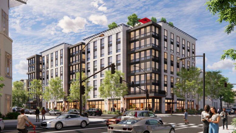 1899 Oxford Street updated design, rendering by SDT Architects