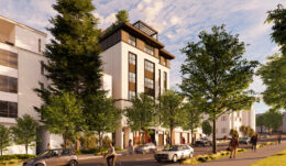2727 Haste Street pedestrian view, rendering by SDT Architects