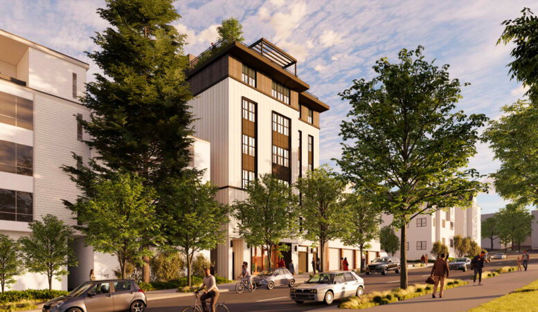 2727 Haste Street pedestrian view, rendering by SDT Architects