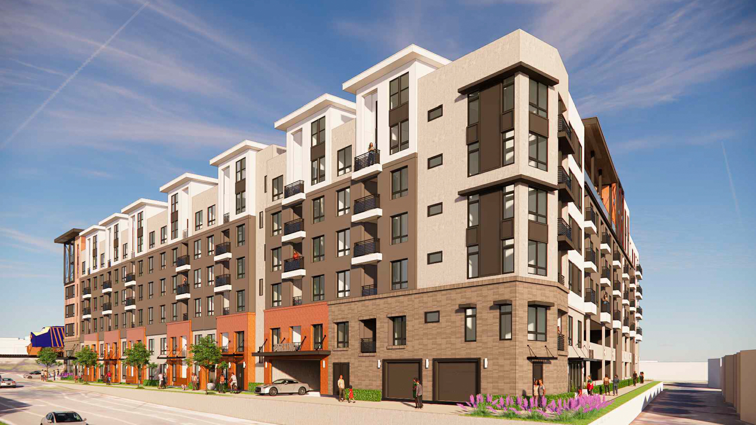 4095 Pacific Boulevard corner view, rendering by AO