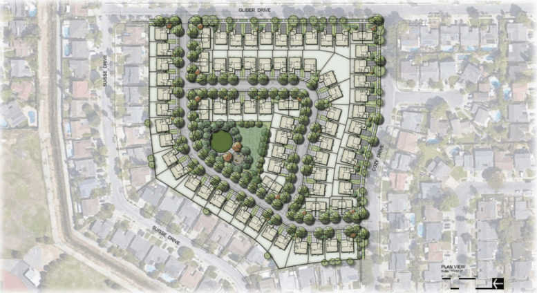 511 Cozy Drive Site Plan, image via The True Life Companies