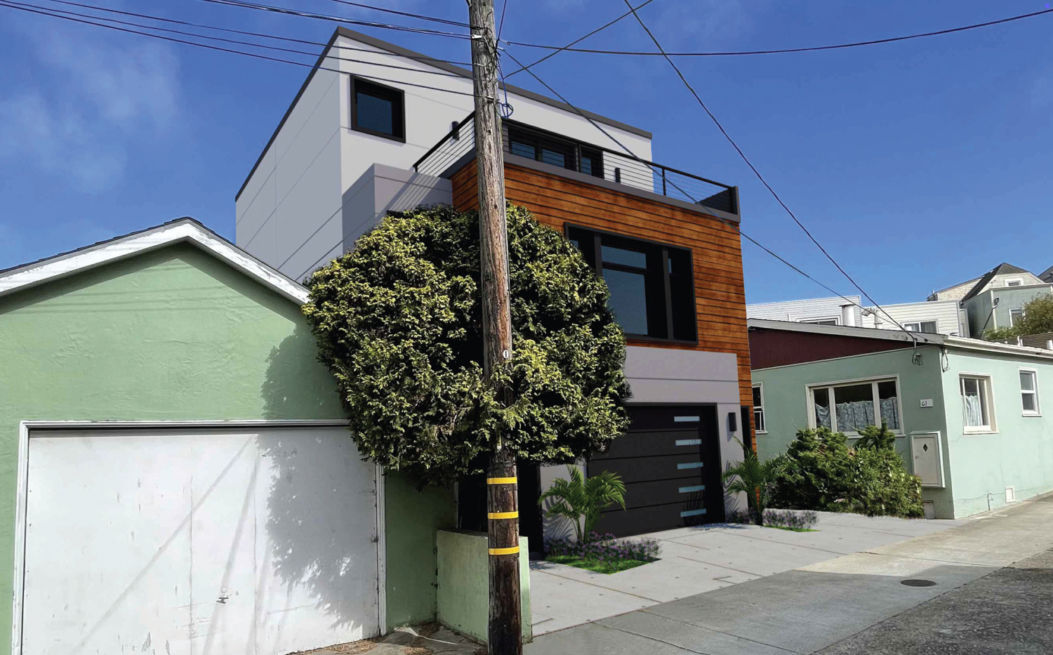 61 Royal Lane, rendering by Nie Yang Architects