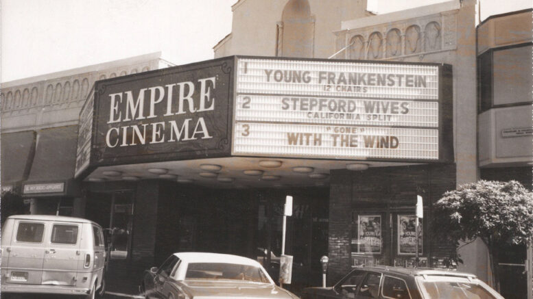 Empire Theater circa 1975, image via SF Planning Department