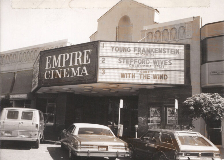 Empire Theater circa 1975, image via SF Planning Department