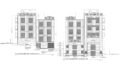 1400 De Haro Street and 2203 25th Street apartments, illustration by L.A. Paul & Associates