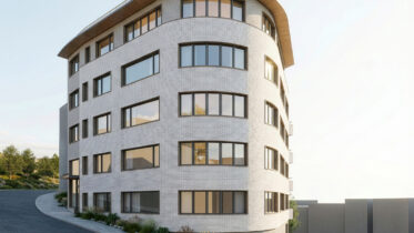 2 Crestline Drive corner view, rendering by RG Architecture